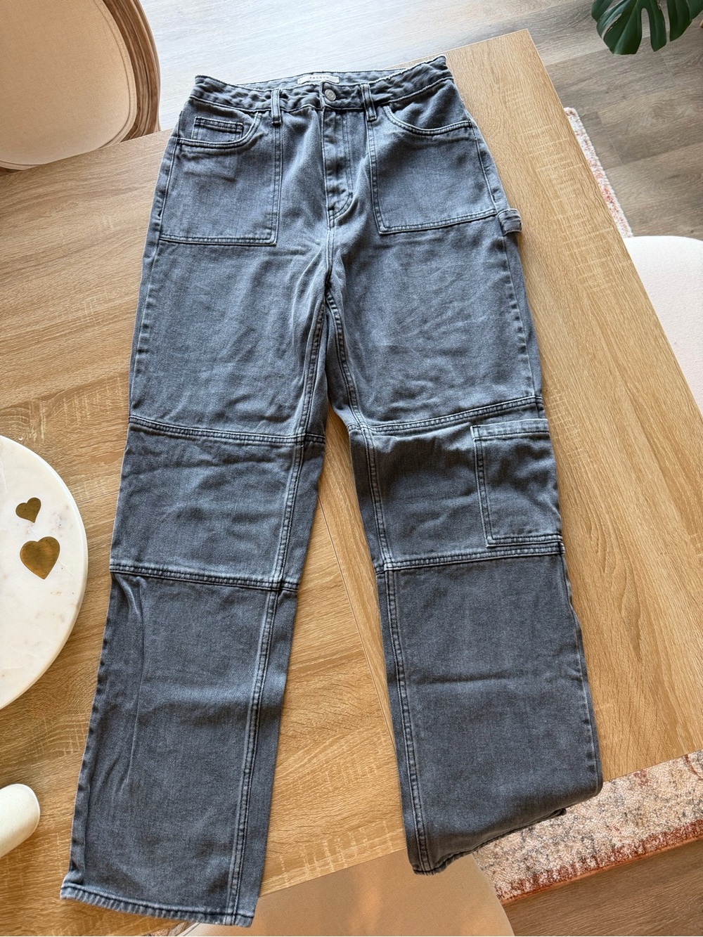 PacSun Women's Boyfriend Jeans in Washed Gray